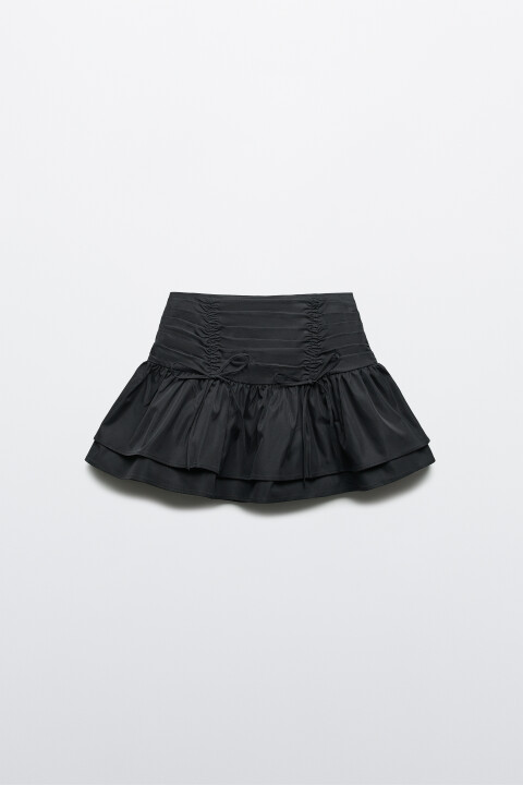 

Юбка мини с воланами и сборками, Мультиколор, Юбка мини с воланами и сборками