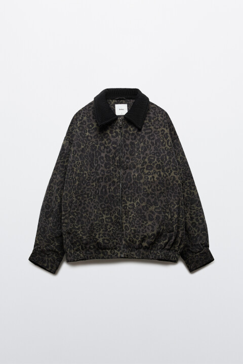 

Куртка-бомбер с вельветовой фактурой без капюшона, Мультиколор, Куртка-бомбер с вельветовой фактурой без капюшона