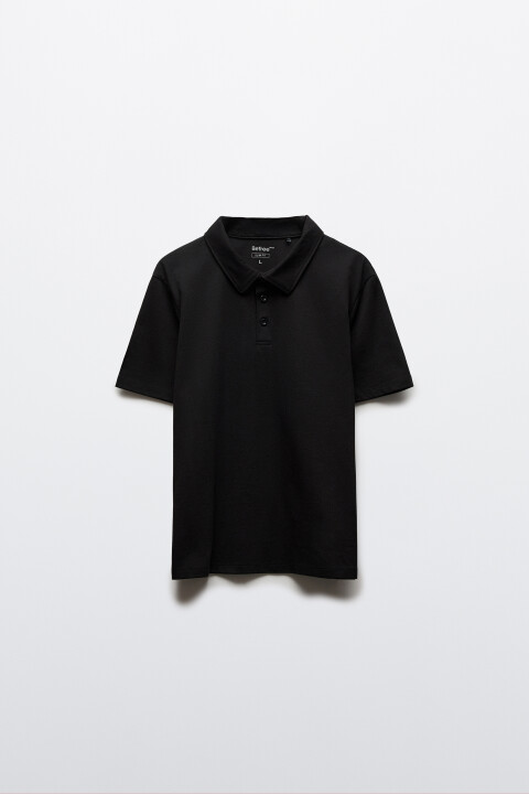 

Футболка-поло прямого кроя, Белый, Футболка-поло прямого кроя