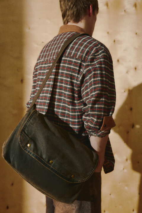 

Сумка-кроссбоди с замшевой фактурой, Коричневый, Сумка-кроссбоди с замшевой фактурой