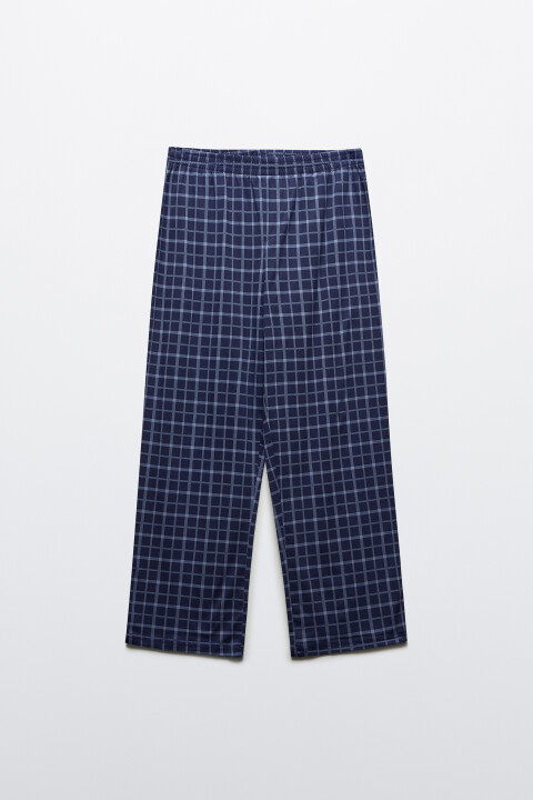 

Брюки домашние хлопковые с принтом, Зеленый, Брюки домашние хлопковые с принтом