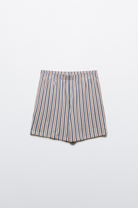 

Шорты домашние хлопковые с принтом, Красный, Шорты домашние хлопковые с принтом