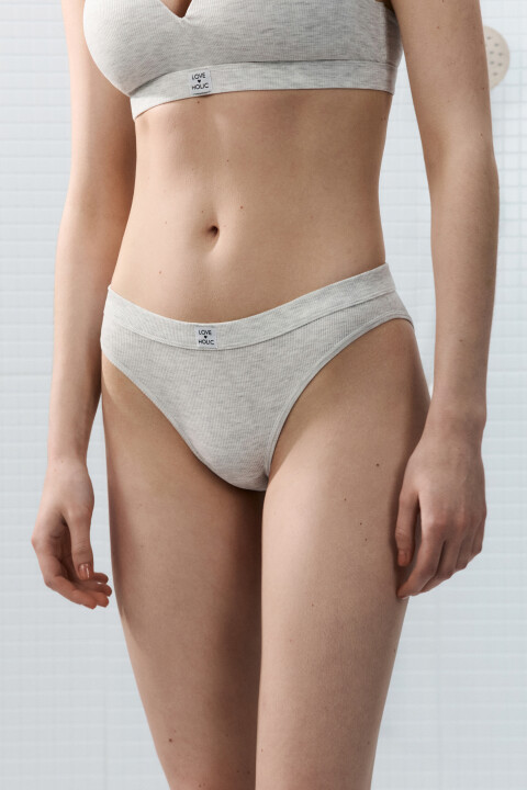 

Трусы-слипы в рубчик, Серый, Трусы-слипы в рубчик