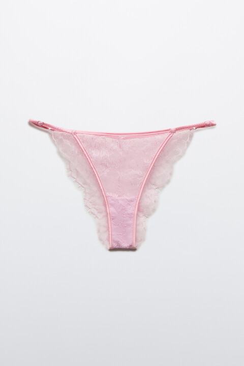 

Трусы-танга кружевные со средней посадкой, Черный, Трусы-танга кружевные со средней посадкой