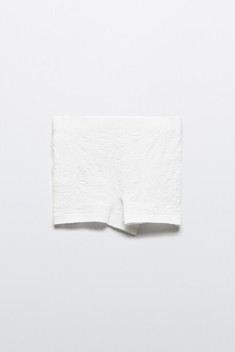 

Трусы-боксеры кружевные, Белый, Трусы-боксеры кружевные