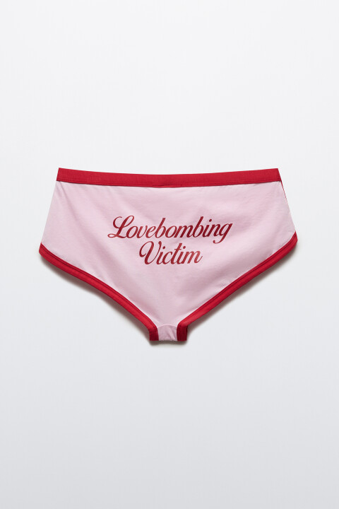 

Трусы-слипы с принтом и контрастной окантовкой, Белый, Трусы-слипы с принтом и контрастной окантовкой