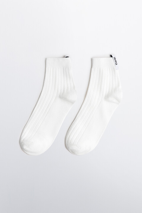 

Носки в рубчик с ярлычком, Серый, Носки в рубчик с ярлычком