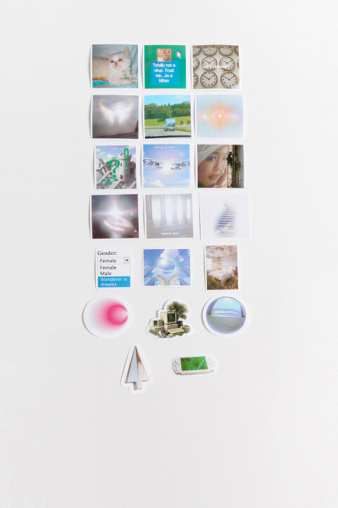 

Набор наклеек, Белый, Набор наклеек