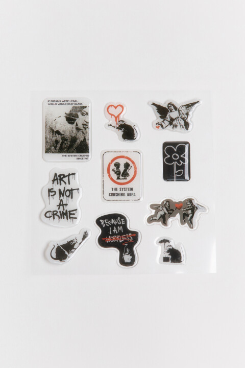 

Набор стикеров объемных с граффити, Мультиколор, Набор стикеров объемных с граффити