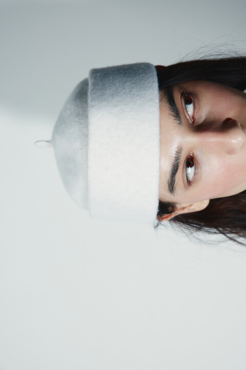 

Шапка-бини фетровая, Молочный, Шапка-бини фетровая