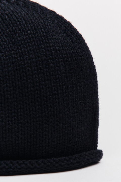 

Шапка-бини вязаная, Черный, Шапка-бини вязаная