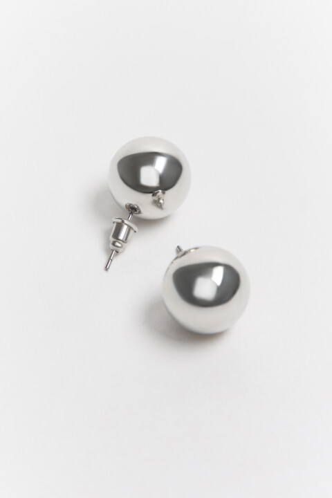 

Серьги-гвоздики в форме шара, Серый, Серьги-гвоздики в форме шара
