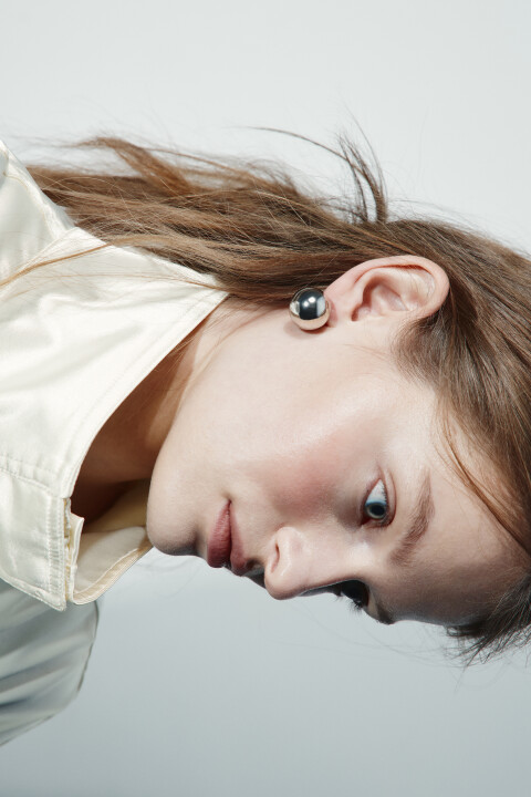 

Серьги-гвоздики в форме шара, Серый, Серьги-гвоздики в форме шара