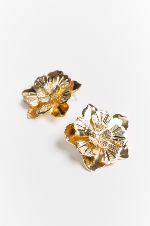 

Серьги-гвоздики объемные в виде цветков, Серый, Серьги-гвоздики объемные в виде цветков