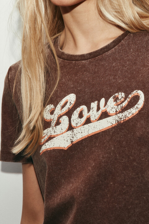 

Футболка прямая с принтом, Желтый, Футболка прямая с принтом