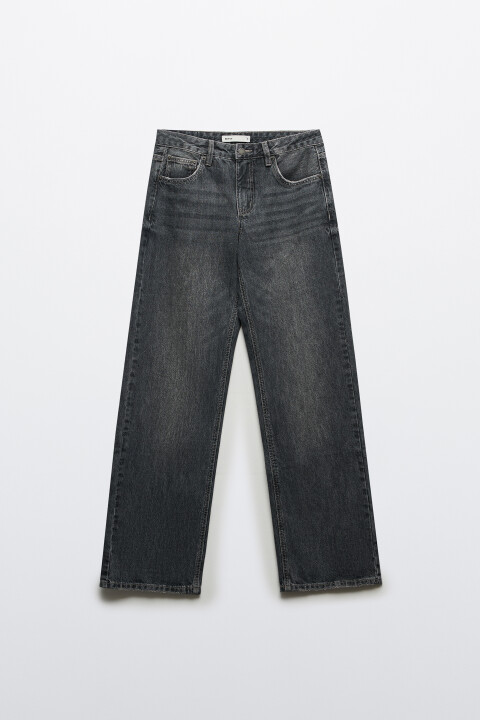 

Джинсы straight fit с низкой посадкой, Серый, Джинсы straight fit с низкой посадкой