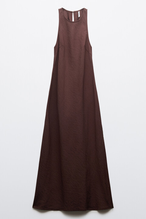 

Платье-майка макси вискозное, Черный, Платье-майка макси вискозное