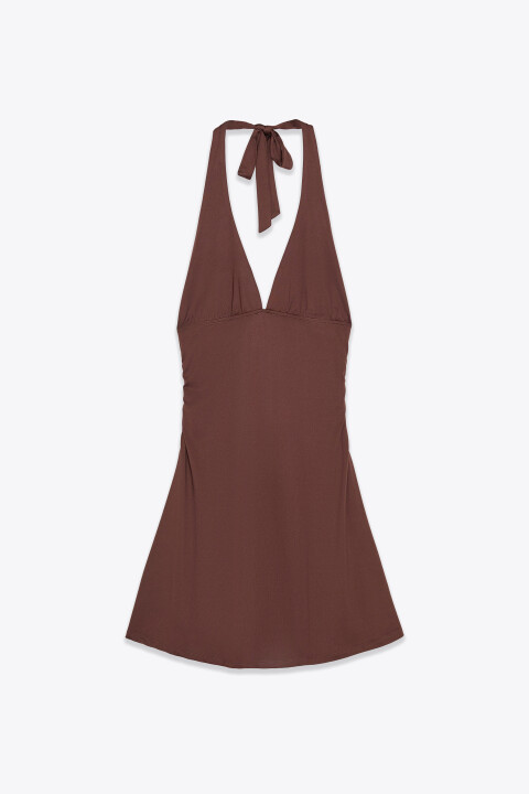 

Платье-халтер мини, Черный, Платье-халтер мини