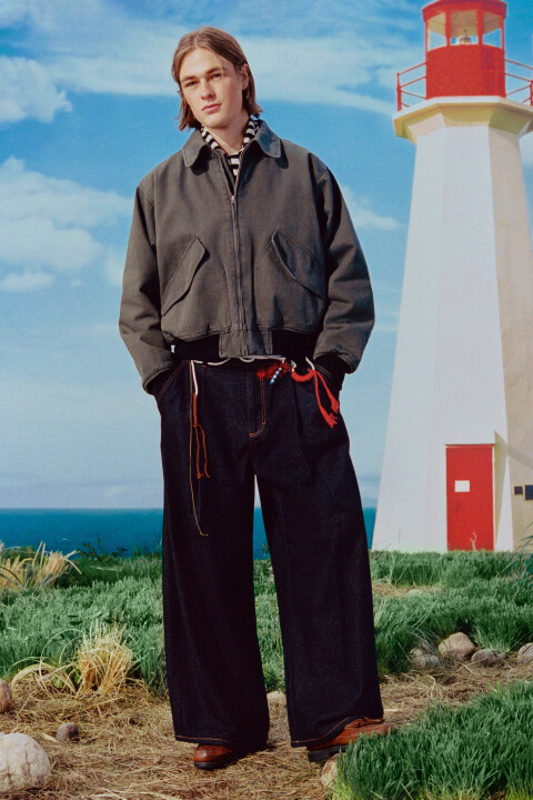 

Джинсы baggy fit со средней посадкой и складками, Синий, Джинсы baggy fit со средней посадкой и складками