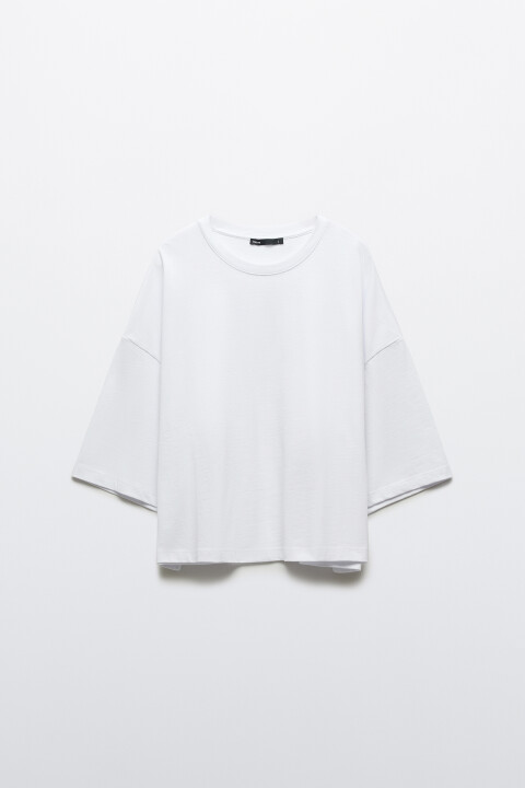 

Футболка хлопковая оверсайз плотная, Черный, Футболка хлопковая оверсайз плотная