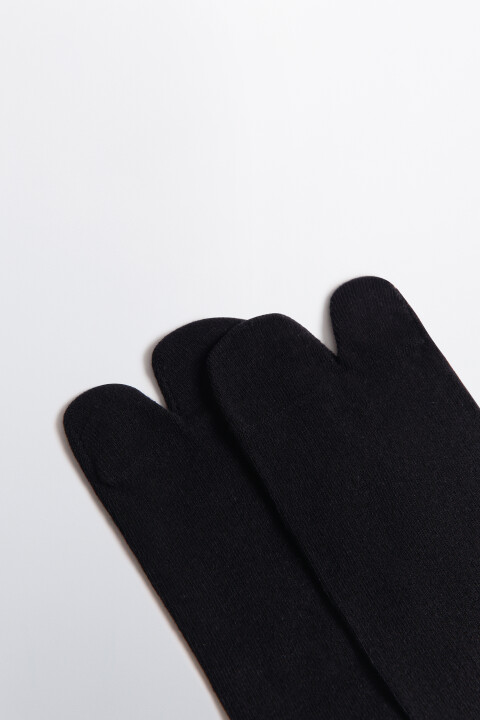 

Носки таби высокие в рубчик, Черный, Носки таби высокие в рубчик