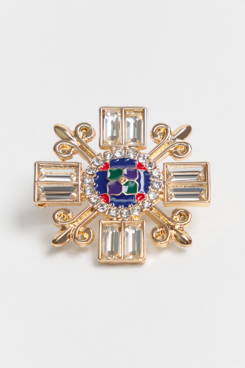 

Брошь фигурная геральдическая, Желтый, Брошь фигурная геральдическая