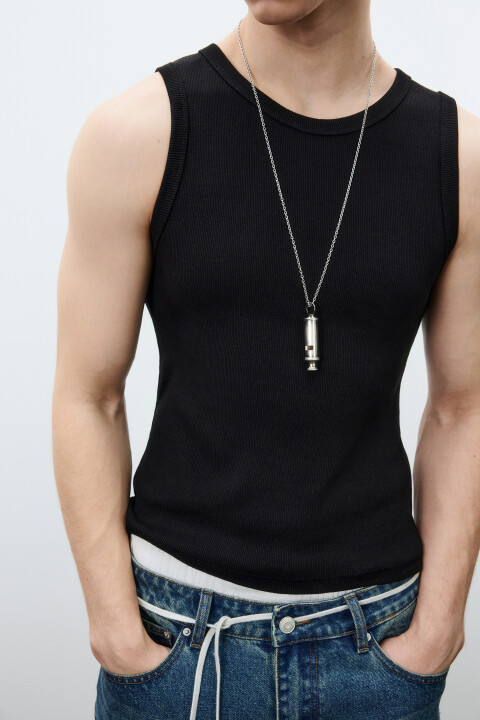 

Шейное украшение мужское, Серый, Шейное украшение мужское