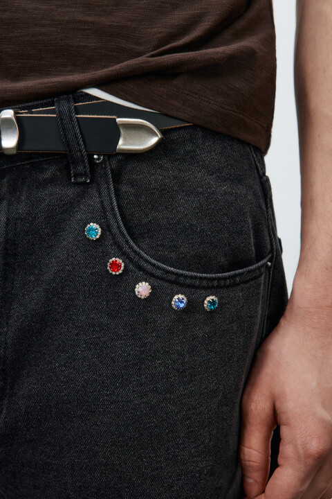 

Набор значков-страз (5 штук), Мультиколор, Набор значков-страз (5 штук)