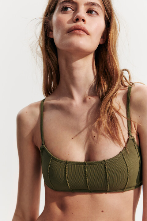 

Лиф-бра купальный в рубчик, Розовый, Лиф-бра купальный в рубчик