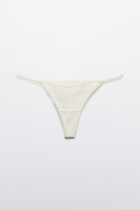 

Трусы-стринги кружевные со средней посадкой, Розовый, Трусы-стринги кружевные со средней посадкой