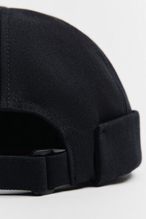 

Кепка-докер хлопковая, Черный, Кепка-докер хлопковая