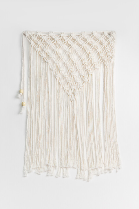 

Пояс-баска плетеный с бахромой, Молочный, Пояс-баска плетеный с бахромой