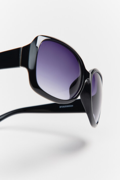 

Очки солнцезащитные квадратные, Черный, Очки солнцезащитные квадратные