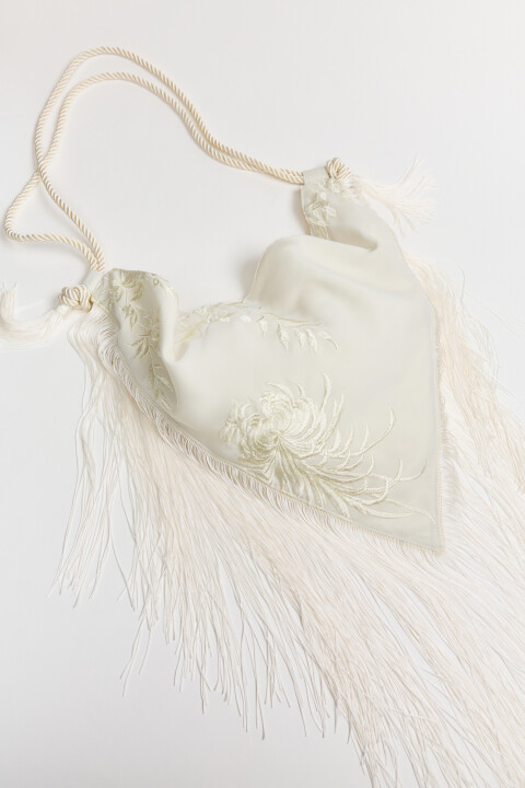 

Сумка-платок через плечо с бахромой и вышивкой, Мультиколор, Сумка-платок через плечо с бахромой и вышивкой