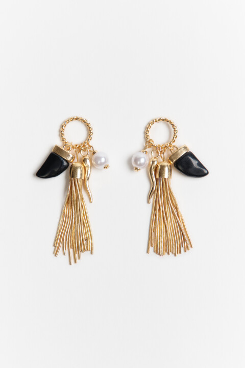 

Серьги в виде колец с подвесками, Желтый, Серьги в виде колец с подвесками