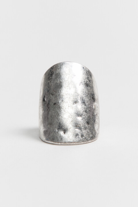 

Кольцо широкое скошенное, Серый, Кольцо широкое скошенное