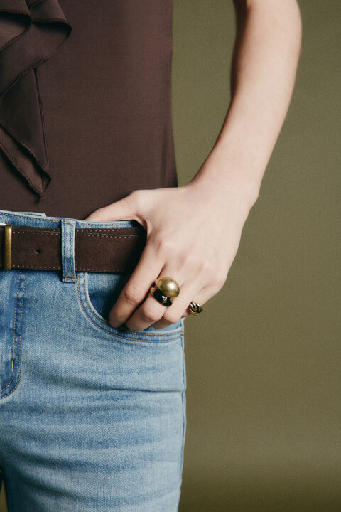 

Набор колец золотистых (5 штук), Желтый, Набор колец золотистых (5 штук)