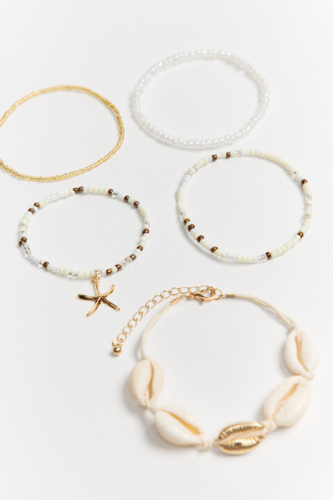 

Набор браслетов в морском стиле (5 штук), Мультиколор, Набор браслетов в морском стиле (5 штук)