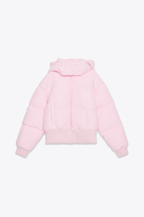 Куртка стеганая утепленная с капюшоном