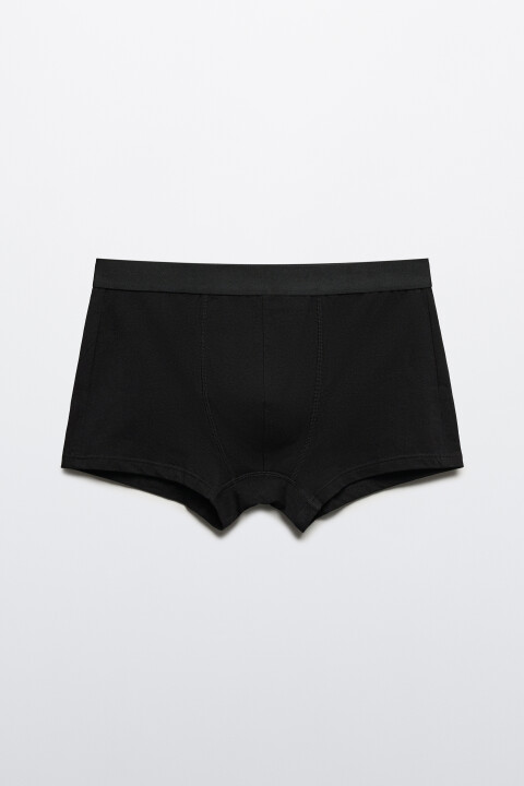 

Трусы-боксеры хлопковые базовые, Черный, Трусы-боксеры хлопковые базовые