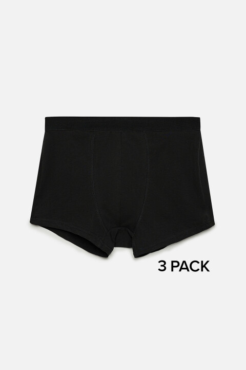 

Набор трусов-боксеров хлопковых (3 пары), Черный, Набор трусов-боксеров хлопковых (3 пары)
