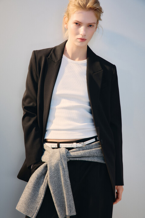 

Пиджак прямой классический, Черный, Пиджак прямой классический