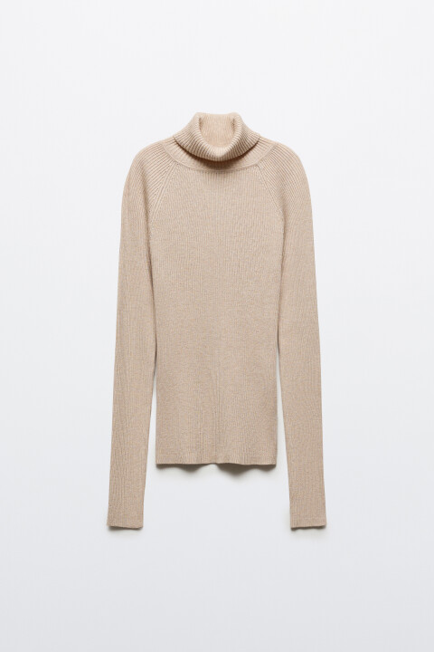 Водолазка вискозная в рубчик