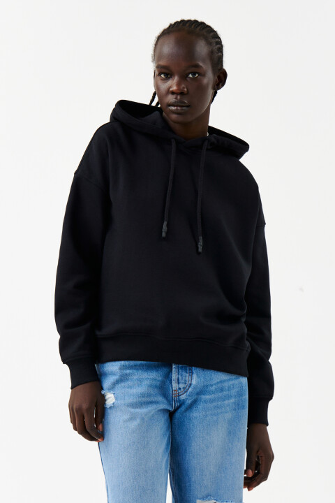 

Худи утепленная oversize, Черный, Худи утепленная oversize