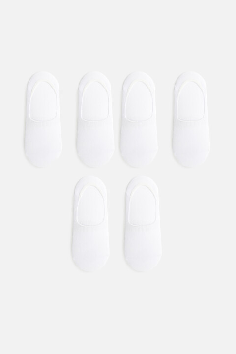 

Набор носков-подследников хлопковых базовых (3 пары), Белый, Набор носков-подследников хлопковых базовых (3 пары)