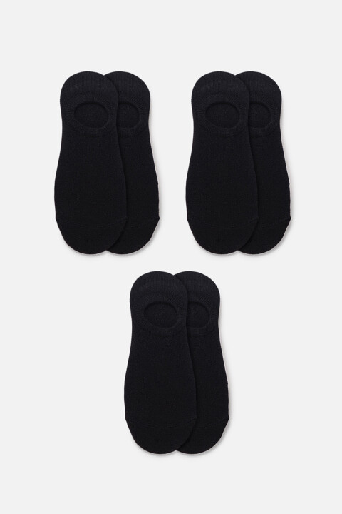 

Набор носков-подследников однотонных (3 пары), Черный, Набор носков-подследников однотонных (3 пары)