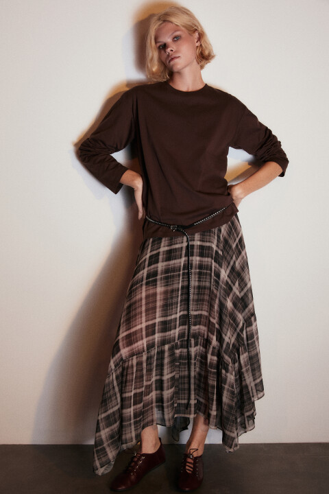 Лонгслив базовый из хлопкового трикотажа