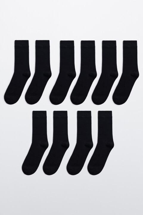 

Набор носков высоких базовых (5 пар), Черный, Набор носков высоких базовых (5 пар)