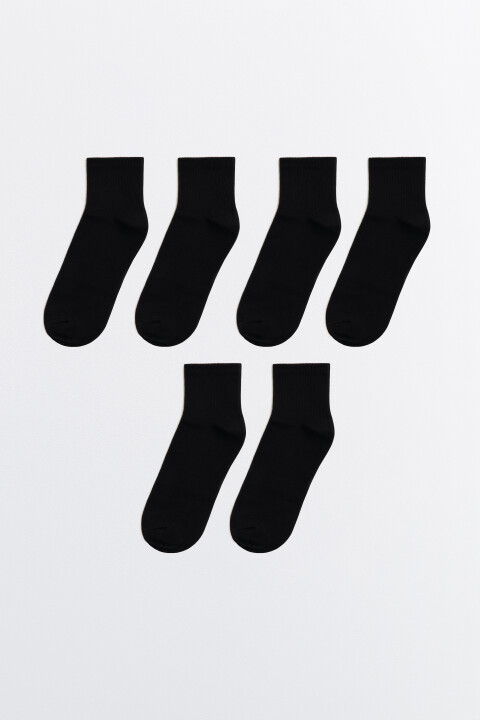 

Набор носков высоких в рубчик базовых (3 пары), Черный, Набор носков высоких в рубчик базовых (3 пары)