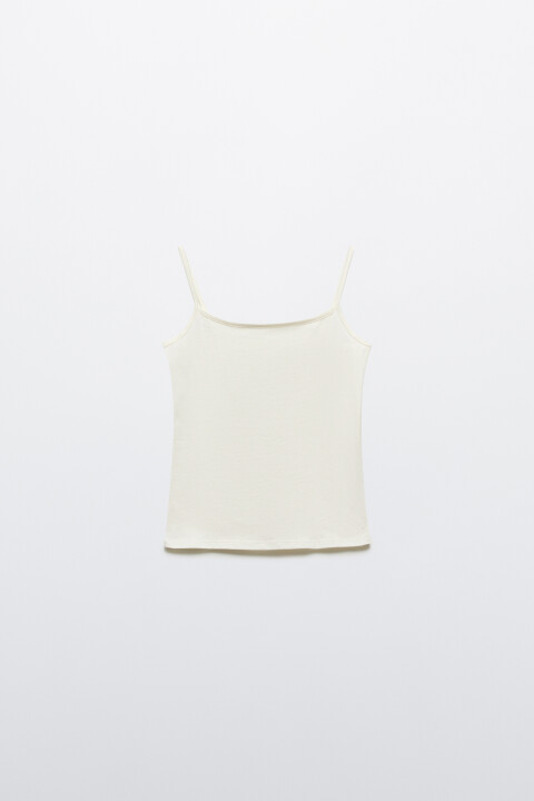 

Майка MEGAN базовая на тонких бретелях, Желтый, Майка MEGAN базовая на тонких бретелях